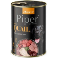 PIPER dog konzerva 400g - prepelica a brusnice